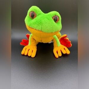 Ganz vintage Tree Frog Webkinz Lil'Kinz 7"Stuffed Animal Toy HS109 NO CODE